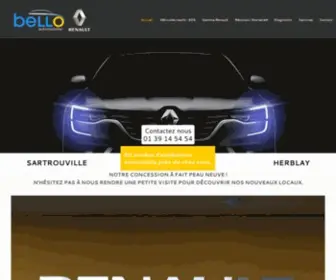 Bello-Automobiles.fr(Renault) Screenshot