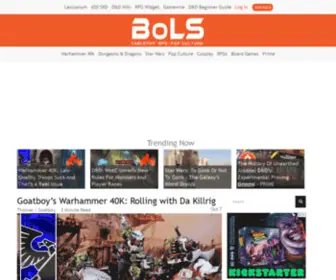 Belloflostsouls.com(Tabletop, RPG & Pop Culture News) Screenshot