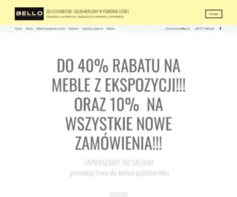 Bellofurniture.pl(BELLO FURNITURE) Screenshot