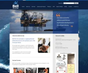 Belloil.com(Bell Oil and Gas) Screenshot