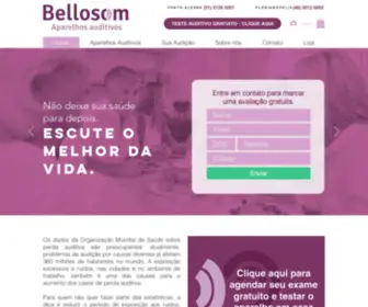 Bellosom.com.br(Bellosom Aparelhos Auditivos) Screenshot