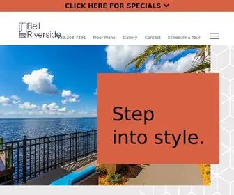 Bellriverside.com(Bell Riverside) Screenshot