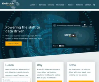 Bellrock.tech(Powering the shift to data driven) Screenshot