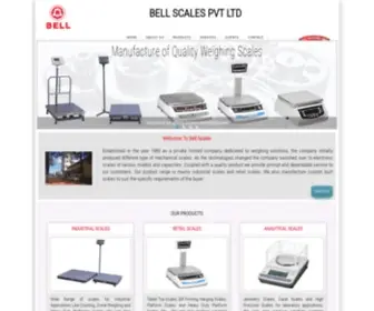 Bellscales.com(Industrial scale manufacturers) Screenshot