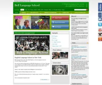 Bellschool.org(Learn ESL in New York city at Bell Language School. English Language School in New York) Screenshot