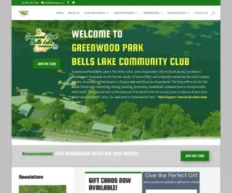 Bellslake.com(Greenwood Park Bells Lake) Screenshot