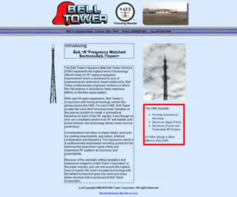 Belltowercorp.com(Bell Tower offers radio antenna tower construction) Screenshot