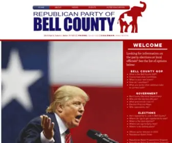 BelltXgop.org(Bell-county-gop) Screenshot