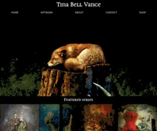 Bellvanceart.com(Tina Bell Vance) Screenshot