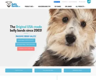 Bellybands.net(The Original Belly Bands) Screenshot