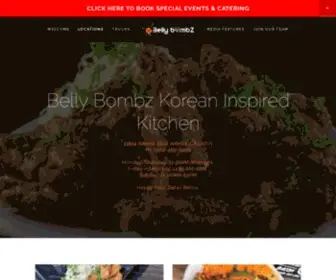 Bellybombz.com(Belly Bombz Korean Inspired Kitchen) Screenshot