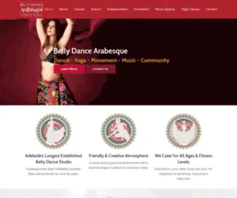 Bellydancearabesque.com.au(Belly Dance Arabesque) Screenshot