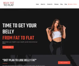 Bellyfattoflat.com(Health, food, and wellness blog) Screenshot