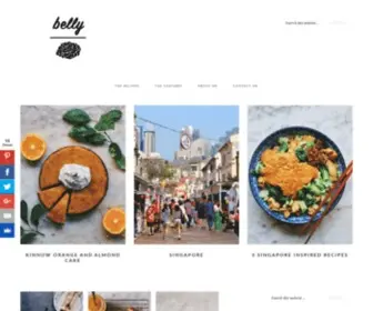 Bellyovermind.com(A recipe blog) Screenshot