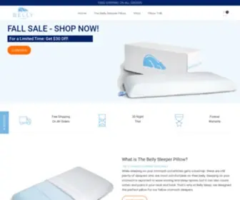 Bellysleep.com(The Belly Sleeper) Screenshot