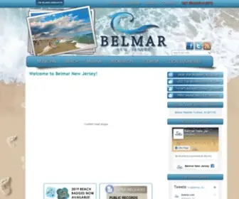 Belmar.com(The Borough of Belmar New Jersey) Screenshot