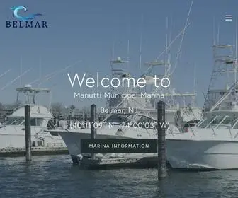 Belmarmanuttimarina.com(The Belmar Manutti Municipal Marina) Screenshot