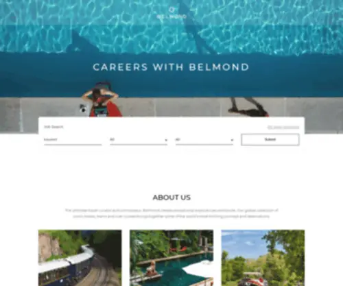 Belmondcareers.com(Belmond Careers) Screenshot