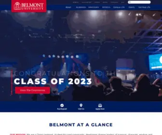 Belmont.edu(Belmont University) Screenshot