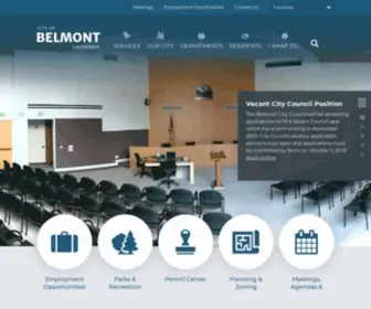 Belmont.gov(City of Belmont) Screenshot