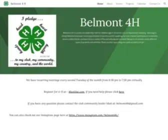 Belmont4-H.org(Belmont 4 H) Screenshot