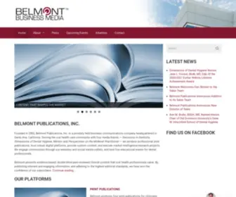 Belmontbusinessmedia.com(Privately Held Business Communications Company) Screenshot