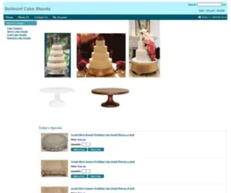 Belmontcakestands.com(Business profile for provided by Network Solutions) Screenshot