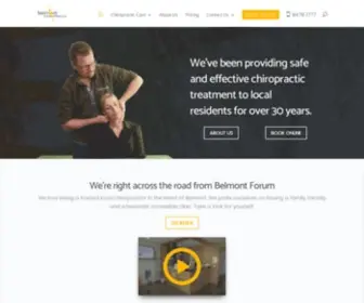 Belmontchiropractic.com.au(Get Help Today) Screenshot