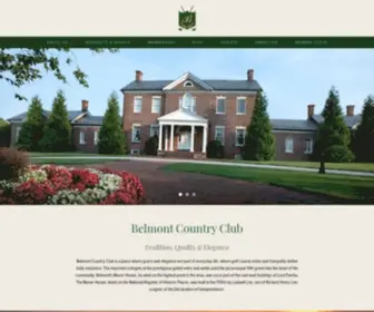 Belmontcountryclub.com(Belmont Country Club) Screenshot