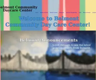 Belmontdaycarecenter.com(Home) Screenshot