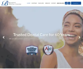 Belmontdentalcentre.com(Best Dentist In New Westminster) Screenshot