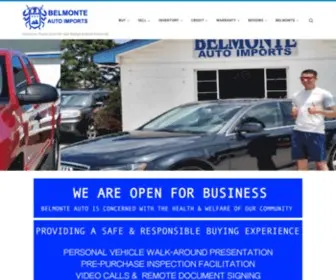 Belmonteauto.com(Used Cars Raleigh NC) Screenshot