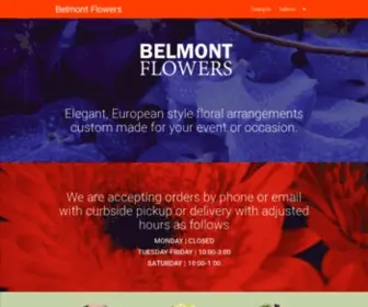 Belmontflowers.ca(Belmont Flowers) Screenshot