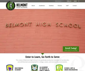 Belmonthighschool.org(Belmont Senior High School) Screenshot