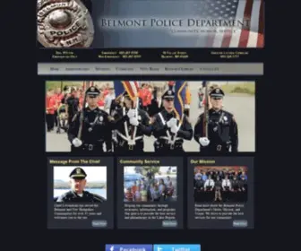 Belmontnhpolice.org(Belmont Police Department) Screenshot