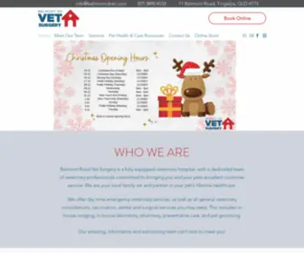 Belmontrdvet.com(Belmont Road Vet Surgery) Screenshot