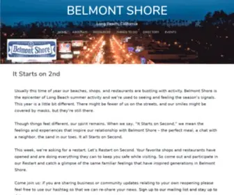 Belmontshore.org(Visit Belmont Shore) Screenshot