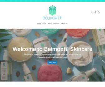 Belmonttiskincare.com(Belmontti Skincare Cosmetics) Screenshot