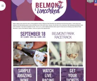 Belmontuncorked.com(Belmont Uncorked) Screenshot