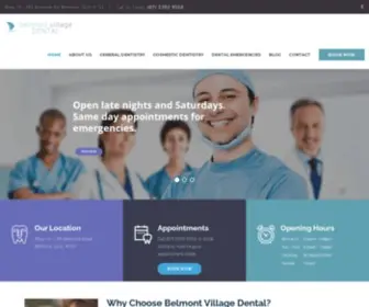 Belmontvillagedental.com.au(Local Family Dentist Brisbane) Screenshot