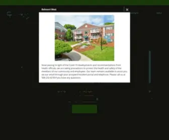 Belmontwestapts.com(Belmont West) Screenshot