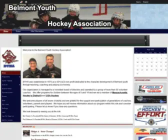 Belmontyouthhockey.org(BYHA) Screenshot