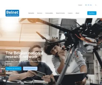 Belnet.be(Belnet corporate) Screenshot