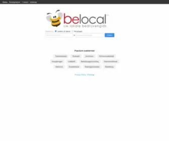 Belocal.be(Zoek bedrijven in uw buurt) Screenshot