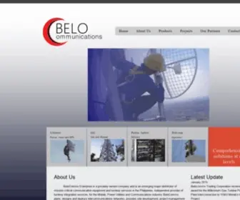 Belocomms.com(Belo Communications) Screenshot