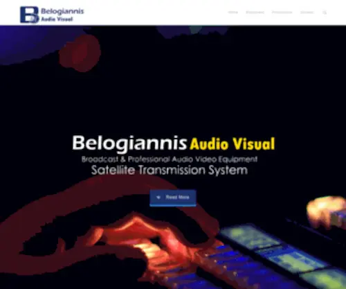 Belogiannis.gr(Professional Broadcasting Services) Screenshot