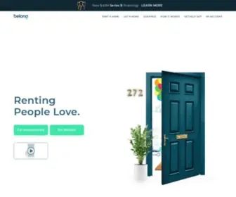 Belonghome.com(Renting Meets Love For Homeowners and Residents) Screenshot