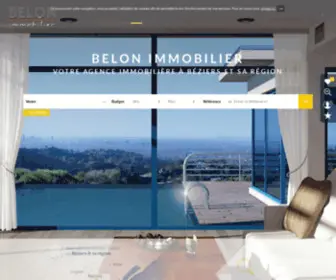 Belonimmobilier.com(Immobilier Béziers) Screenshot