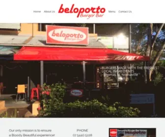 Beloportonoosa.com.au(Beloporto Noosa Burger bar) Screenshot