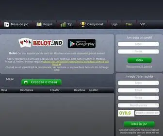 Belot.md(Jocul de carti Belot Moldova Online) Screenshot